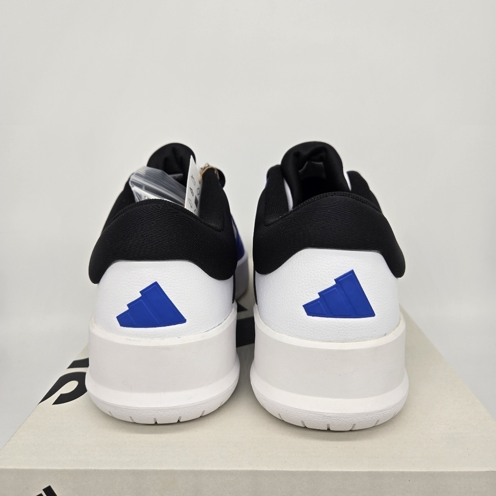 New adidas Court 24 'White Black Semi Lucid Blue' Men's Shoes Size 12.5 - Picture 4 of 8